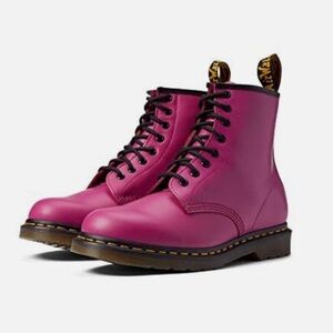 Dr. Martens Pink Combat Boots